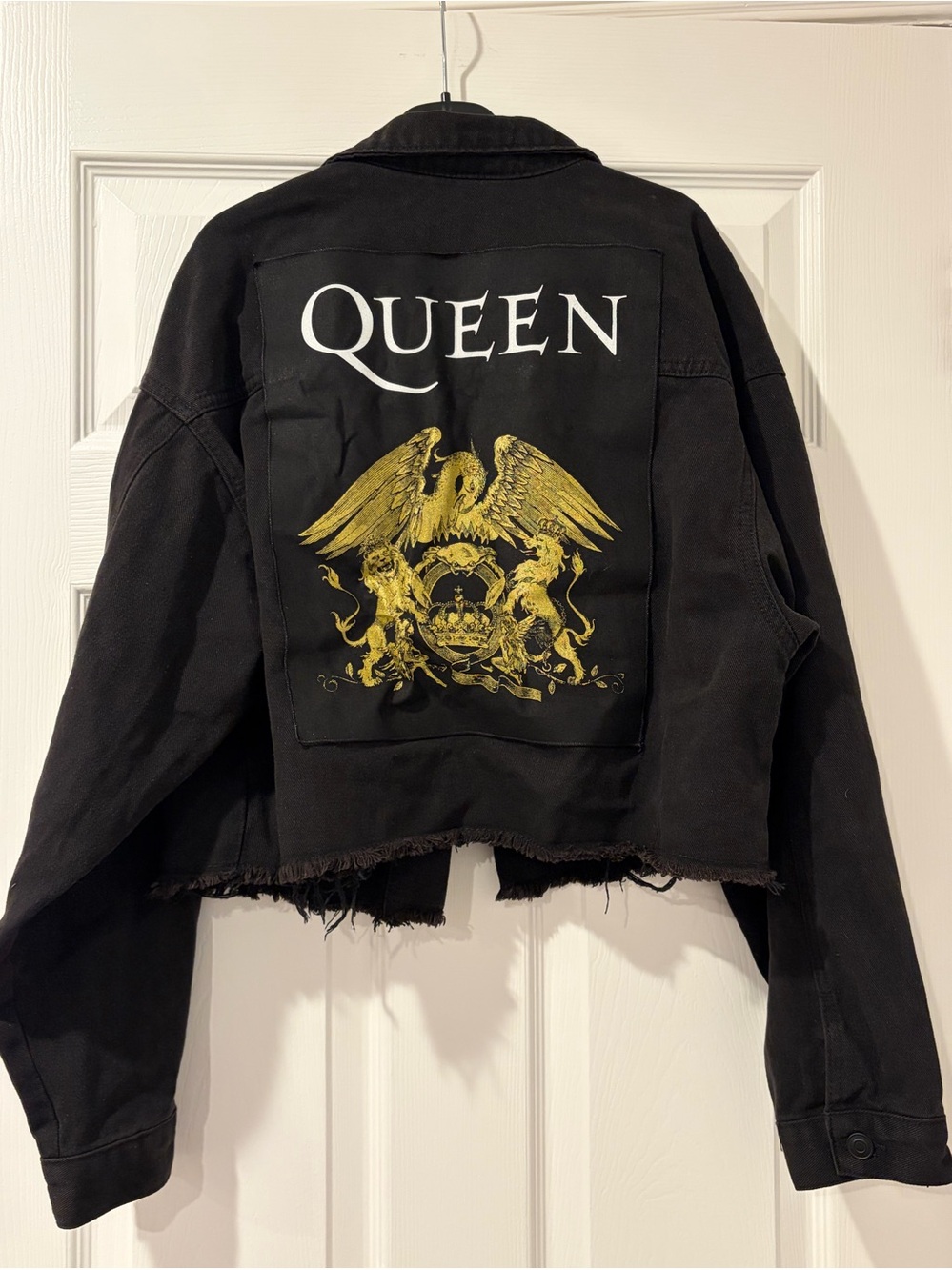 Queen Black Kids Dance Jacket with Gold Crest
